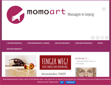 Tablet Screenshot of momoart.de